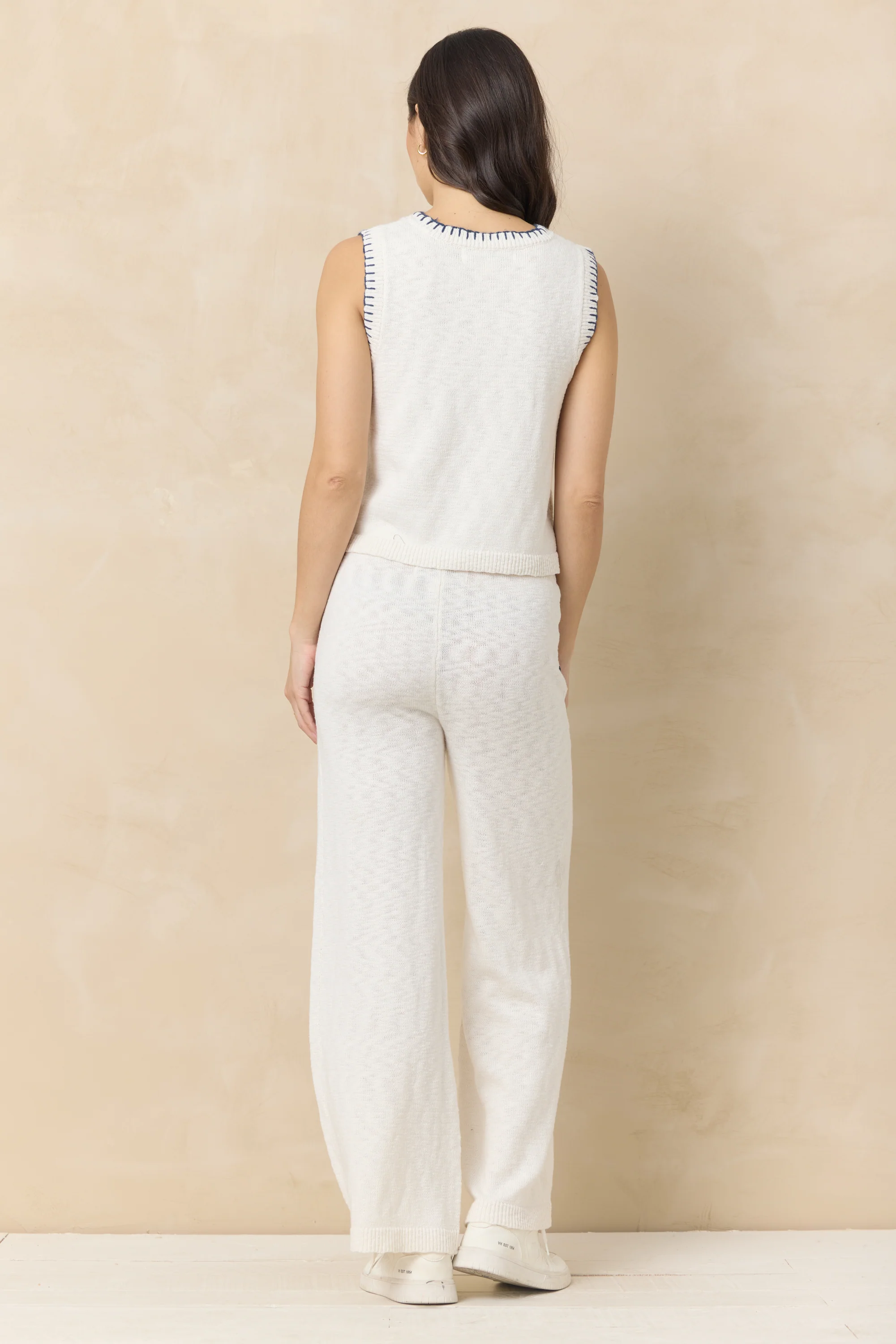 Knit Vest with Whipstitch - Image 3