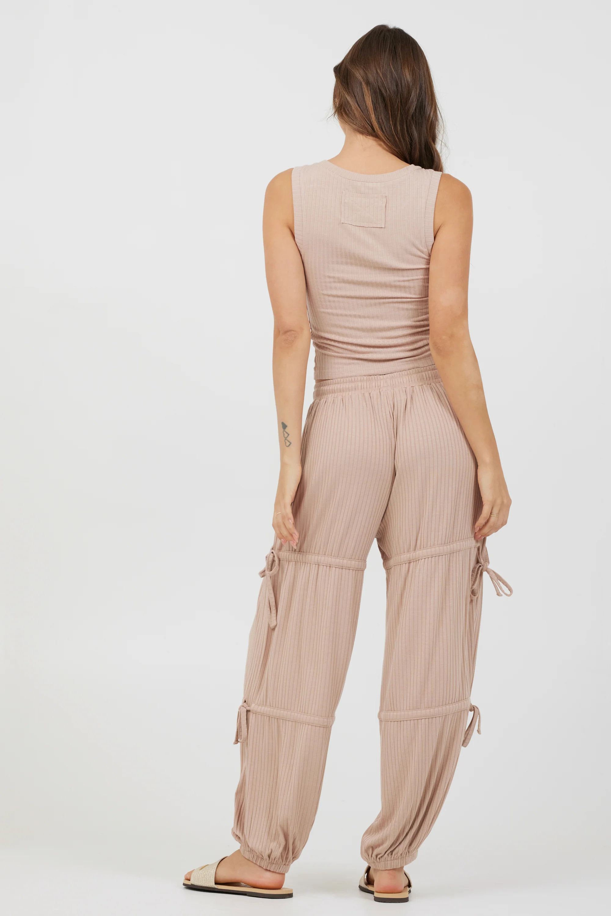 Nude Wide Rib Fitted Tank - Image 4