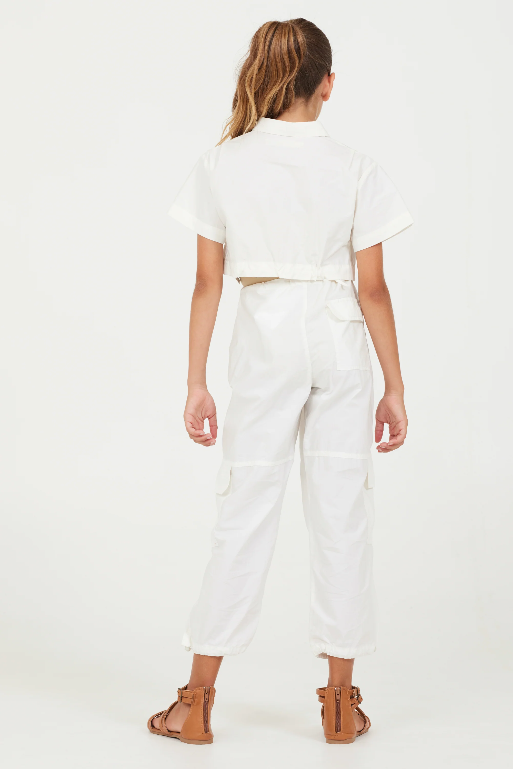 Oyster Cropped Button Down - Image 4