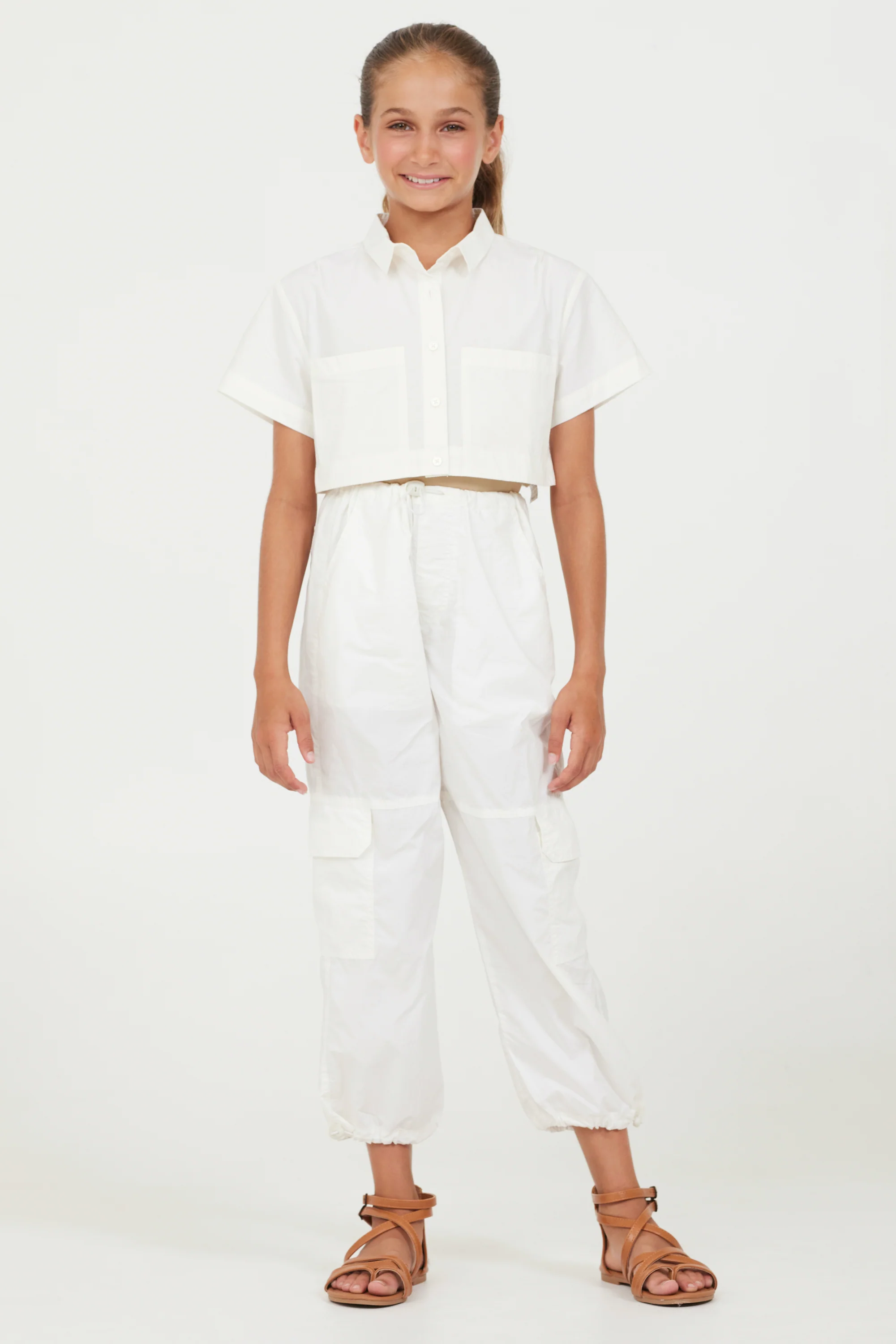 Oyster Parachute Pants - Image 4
