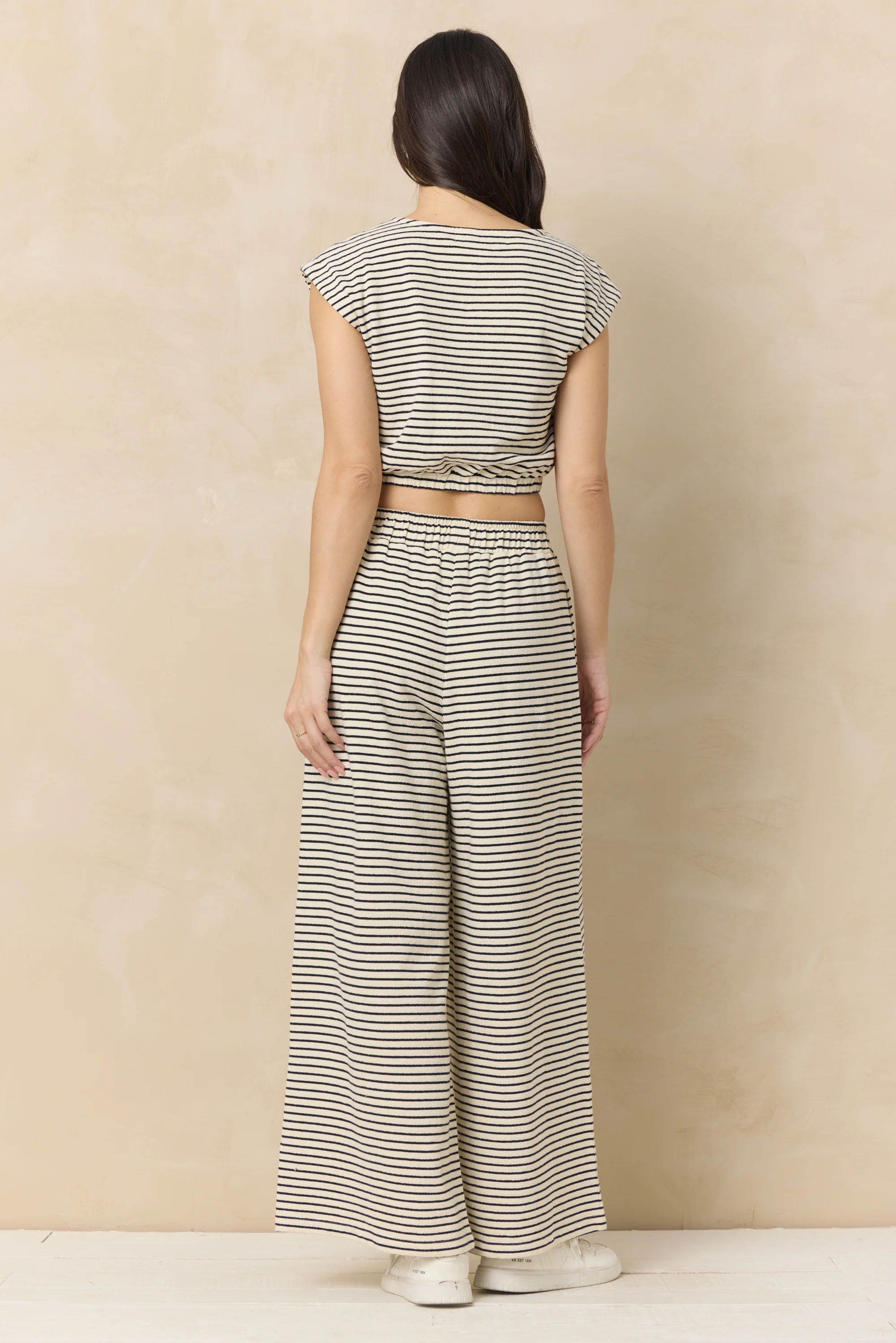 Striped French Terry Cloth Top - Image 5